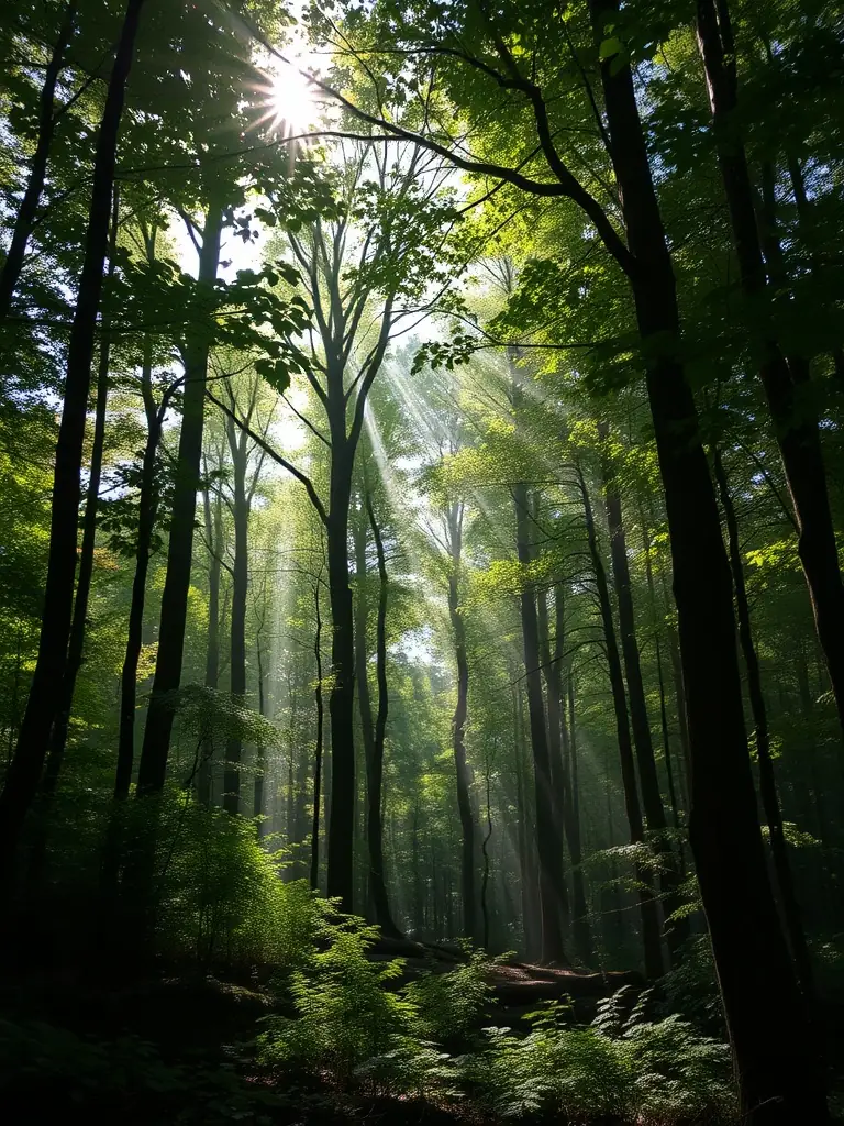 A scenic view of a well-maintained forest area, showcasing the association's dedication to preserving natural habitats.